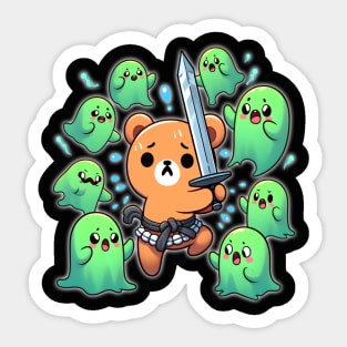 With My Endless Fight Cute Kawaii Sticker